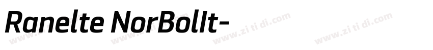 Ranelte NorBolIt字体转换 Ranelte NorBolIt字体转换